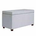 thumbnail image 4 of Better Homes & Gardens 30" Hinged Storage Ottoman, Gray, 4 of 7