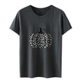 thumbnail image 1 of Camiseta de manga corta con cuello redondo para mujer a la moda, blusa suelta con estampado de verano Fridja  gope4093, 1 of 4