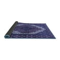 thumbnail image 2 of Ahgly Company Indoor Square Medallion Blue Traditional Area Rugs, 8' Square, 2 of 4