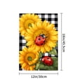 thumbnail image 4 of Amhnf Sunflower And Ladybug Garden Flag For Home Outdoor Garden Yard Decor 12x18 inch, 4 of 5