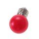 thumbnail image 2 of 1PC LED Color Light Bulb Colorful Outdoor Waterproof Lamp E27 Screw Small Bulb 3W Red Light Bulb (Red PC Glossy No Package Box), 2 of 3