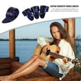 thumbnail image 4 of Plumillas De Guitarra 4 Uds guitarra celuloide ukelele guitarra plectro instrumento Pick azul oscuro Ehuebsd  Para Estrenar, 4 of 6