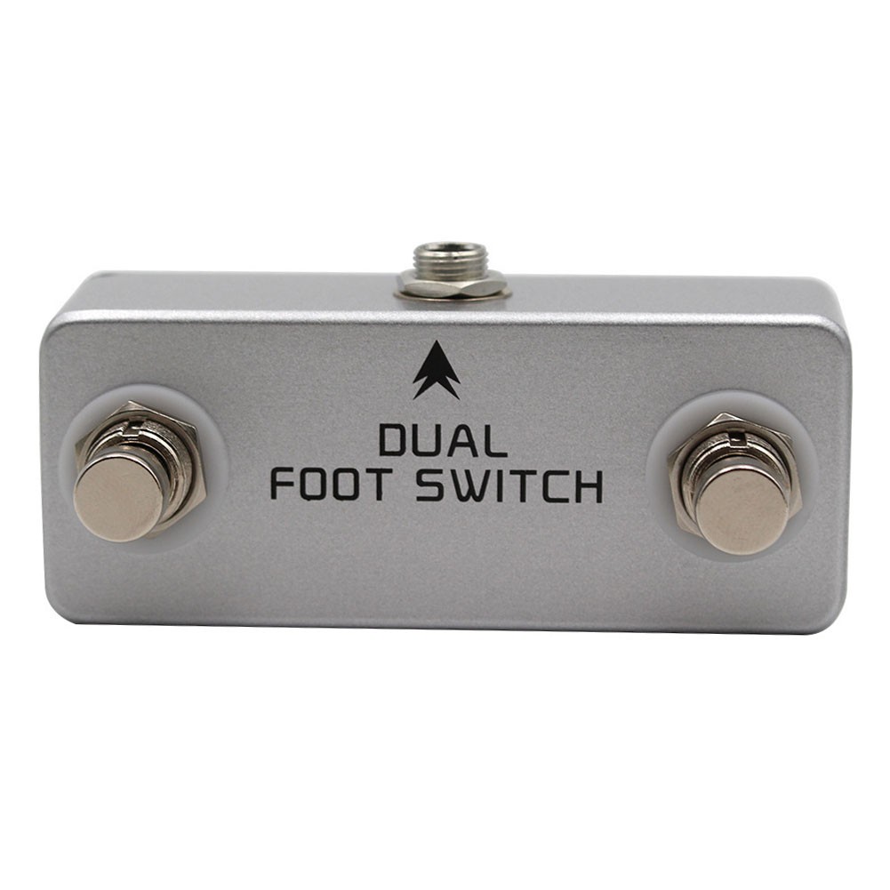 chengsi MOSKYaudio Dual Latching Footswitch Guitar Effect Pedal Switch True Bypass Metal