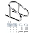 thumbnail image 1 of Extreme Max 5001.5763 Deluxe Chrome Motorcycle Wheel Chock - 5.5" Wide, 1 of 4