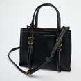 thumbnail image 2 of Bolso Mano para Mujer Con Asa Superior Bolsos Bandolera Cuero PU Hombro (), 2 of 8
