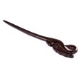 thumbnail image 4 of Breezelike Handmade Carved Ebony Hairpin: Swan, 4 of 5