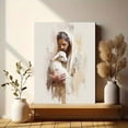 thumbnail image 6 of UXIEQU Jesus Holding Lamb Canvas Wall Art Print 15.75x11.81 Inches, 6 of 8