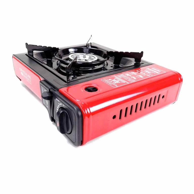 3700W Portable Camping Gas Stove With Piezo Ignition - Backpacking Stove With Case