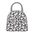 thumbnail image 1 of Fotbe Cute Panda Bolsa de Almuerzo con Estampado, Lonchera Aislada, Contenedor de Comida Reutilizable Tipo Cooler a Prueba de Fugas, 1 of 6