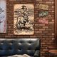 thumbnail image 3 of Placa Metal Vintage Pintura Hierro Rectangular Arte Pared Del 20x30cm, 3 of 9