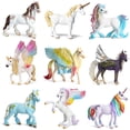 thumbnail image 2 of Nueva simulación de arcoíris Pegaso mitología animal modelo unicornios caballo figurita cuentos de hadas figura de acción niños juguete educativo, 2 of 5
