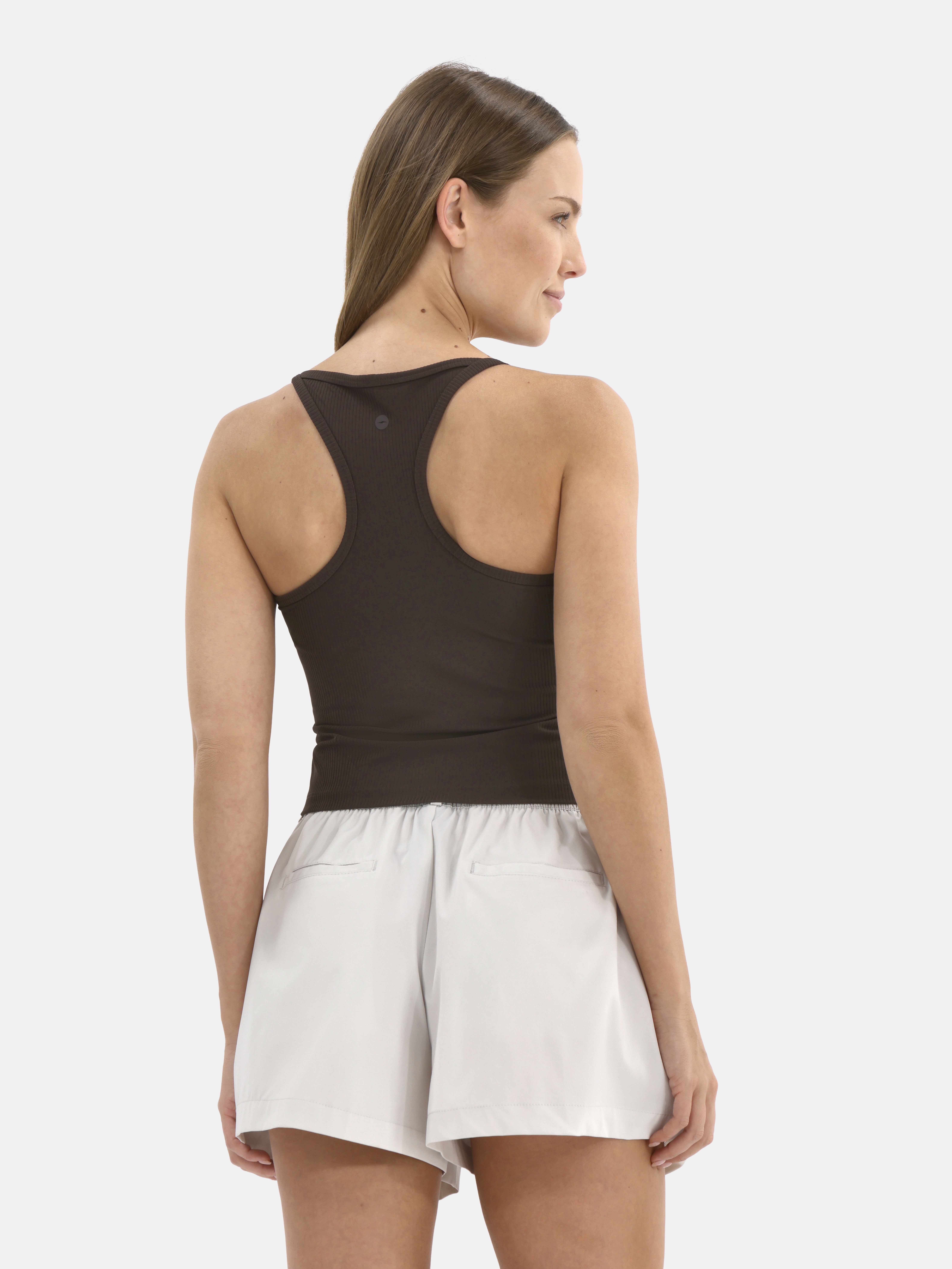 Avia Women's Ribbed SoftSculpt Tank Top with UPF 50, Sizes XS-XXXL