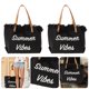 thumbnail image 5 of Bolso Lona Gran Capacidad Con Letras Bordadas Bolso Mano Bolso Mujer Bolso Playa Tejido, 5 of 8