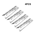 thumbnail image 1 of BUYISI 4*Heat Plates Stainless Steel Bbq Gas Grill Heat Plate Shield Tent Replacement For Backyard Heat Deflector Heat Diffuser Flame, 1 of 7