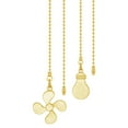 thumbnail image 1 of Fan Shape Ceiling Fan Pull Chain Light Shape Chandelier Pull Chain Ceiling GXU N4V8, 1 of 8