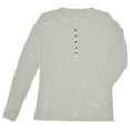 thumbnail image 1 of Victory Outfitters Women's Waffle Thermal Henley - Natural - M, 1 of 2