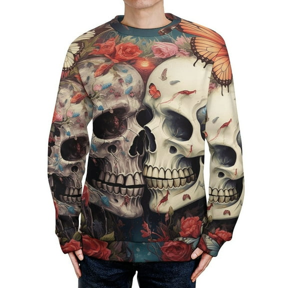 Gothic Skull Lover Neck Sweater