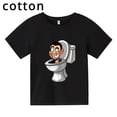 thumbnail image 2 of Juego Skibidi Toilet Camiseta para niños Camiseta de manga corta de algodón con altavoz para bebés y niños Ropa de calle de verano para niñas Tops casuales, 2 of 5