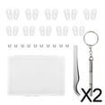 thumbnail image 1 of 2X Kit de reparación de gafas, reemplazo de soporte de almohadilla nasal de silicona suave, surtido 2 piezas, 1 of 8