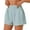 Light Green, variant on Athletic Shorts for Women Summer Elastic High Waist Workout Exercise Running Gym Shorts with Pockets