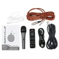 thumbnail image 2 of Rockville Dual 8" Karaoke Machine Speaker System w/Mic Stand w/Tablet Mount+Bag, 2 of 15
