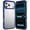 Navy Blue, variant on For Apple iPhone 18 Pro Max HQ Transparent Thick 2.0mm Hybrid Case - Cosmic Orange