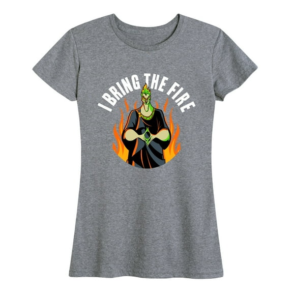 Disney Villains - Hades I Bring The Fire - Women's Short Sleeve Graphic T-Shirt