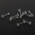 thumbnail image 4 of kusrkot 10Pcs 18G Acrylic Clear Labret Lip s Tragus Ear Body Jewelry Set, 4 of 9