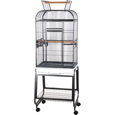 UPC: 0644472005349 | A and E Cage Co. Opening Playtop Bird Cage with Plastic Base-Black