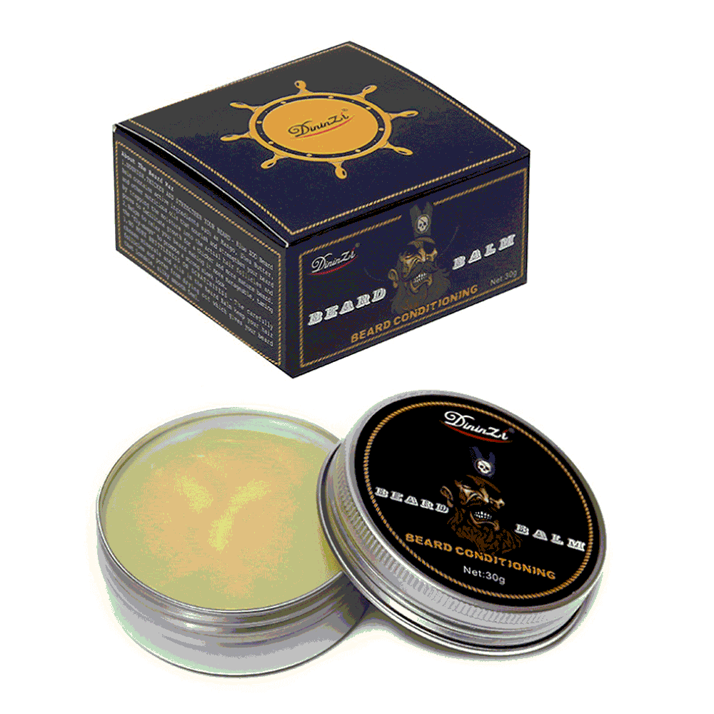 Beard Balm Wax Mustache Hair Growth Conditioner Care Softener Cream