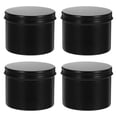 thumbnail image 1 of SHISUYAN 4pcs Round Aluminum Refillable Jar Aluminum Tea Container Candle DIY Aluminum Box, 1 of 9