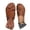 Brown, variant on Elegant Open Toe Slide Sandals Soft Thin Strap Low Heel Slippers For Women Summer Casual Wear