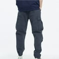 thumbnail image 2 of Otvok Mens Side Pockets Small Feet Tight Fitting Pants Full Length Pants, 2 of 6