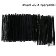 Mmucco 5000Pcs/Pack Black Eco-Friendly Clothing Garment Price Label Tagging Tag Gun Barbs