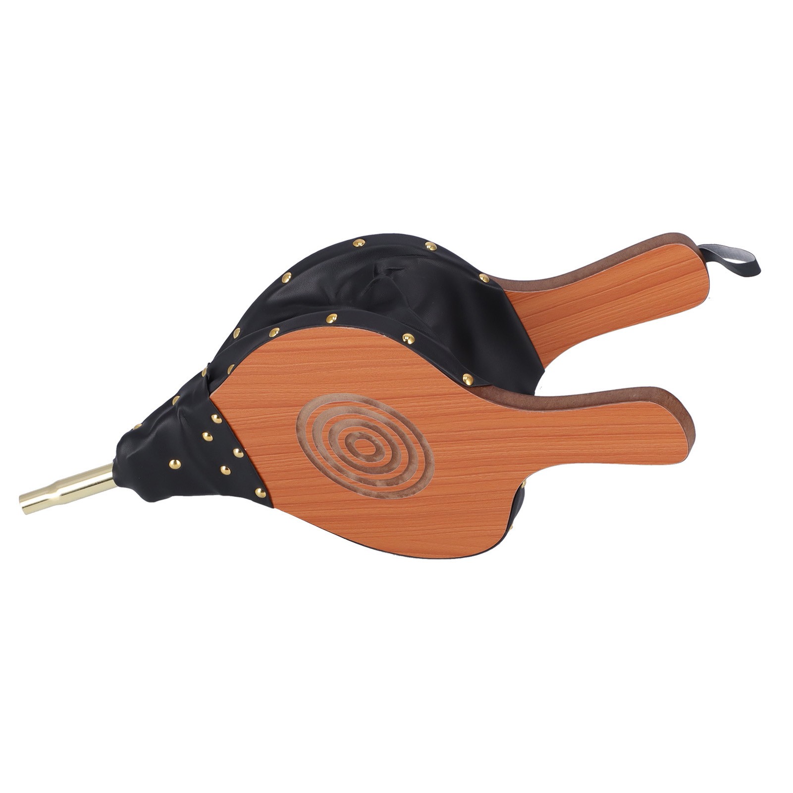 Wood Fireplace Bellows Large Wood Air Blower Cast Nozzle with Hanging