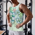 thumbnail image 5 of Pofeuu Succulent Print Men's Workout Tank Tops Sleeveless Muscle Gym Shirt Quick Dry-Large, 5 of 7