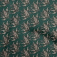 thumbnail image 1 of oneOone Cotton Poplin Teal Green Fabric Asian Paisley Diy Clothing Quilting Fabric Print Fabric By Yard 42 Inch Wide, 1 of 4