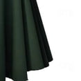 thumbnail image 7 of YOIAVAIOY Renaissance Medieval Gothic Halloween Cloaks for Men Hooded Full Length Front Tie Cape Costume Party Outerwear Army Green S, 7 of 7