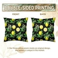 thumbnail image 6 of Lemon Pillow Covers 18 x 18 Inch Summer Black Yellow Throw Pillow Cover Set of 2 Spring Fruit Floral Pillow Case Decorative Cushion Covers for Sofa Couch Car Bedroom Decor, 6 of 6
