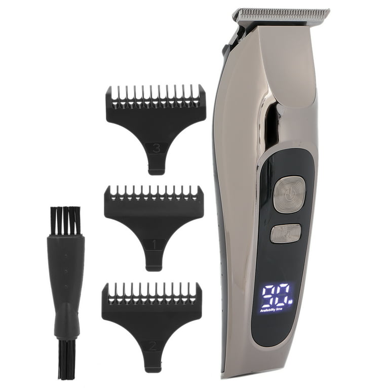 Tebru Maquina De Barbear Shaver For Men Professional Electric Hair Clippers  Baber Hair Cutting Clipper LCD Display Hair Grooming