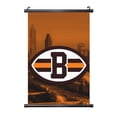 thumbnail image 1 of Cuadro colgante de PVC negro personalizado del equipo de fútbol de los Browns, varios tamaños, decoración de interiores, cuadro para colgar en la pared, cuadro decorativo para mesita de noche, 1 of 7