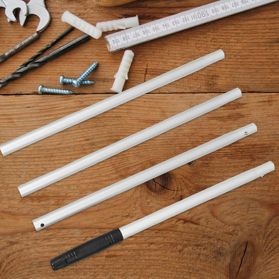 MLINS 1 Set Light Bulb Changer Telescopic Extension Pole And Broken Bulb Extractor For High Ceiling Recess Lights Ideal For Home Kitchen And Office(5 section Pole)