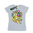 thumbnail image 1 of DC Comics T-Shirt en Coton pour Femmes Adolescentes Titans Go Pizza Face, 1 of 1