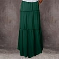 thumbnail image 6 of Horkkom Pleated Skirts for Women Floral Print High Waist Maxi Skirts Summer Causal Loose Boho Skirts L, 6 of 8