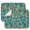 2 Pack P, variant on 2pcs Exotic Paisley Artwork Dish Drying Pad Bohemian Tribal Design Super Absorbent Microfiber Kitchen Mat 3-Layer Protection