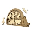 thumbnail image 4 of Rompecabezas de madera Hugo Gato 3D Juguete Montessori, 4 of 10