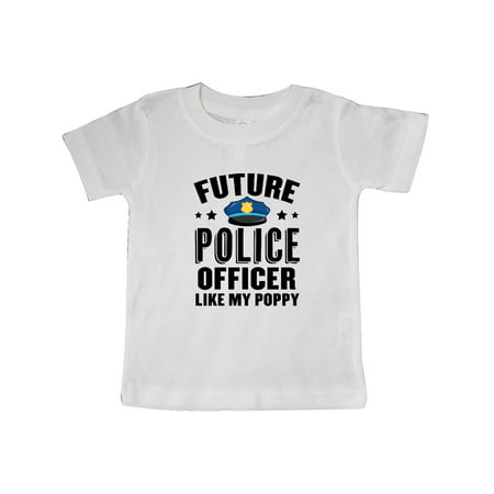 

Inktastic Future Police Officer Like My Poppy Gift Baby Boy or Baby Girl T-Shirt