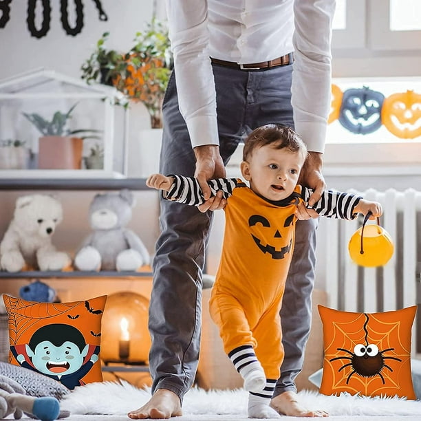 Lámparas Decorativas De Halloween Naranja Y Morada Colgantes Color De La Estructura Color De La