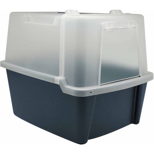 Iris Cat Litter Pan, Navy