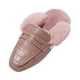 thumbnail image 2 of Zapatos planos de invierno para mujer, pantuflas peludas, sandalias de felpa, toboganes peludos acogedores, zapatos de casa suaves y cálidos Wmkox8yii  hj789, 2 of 7